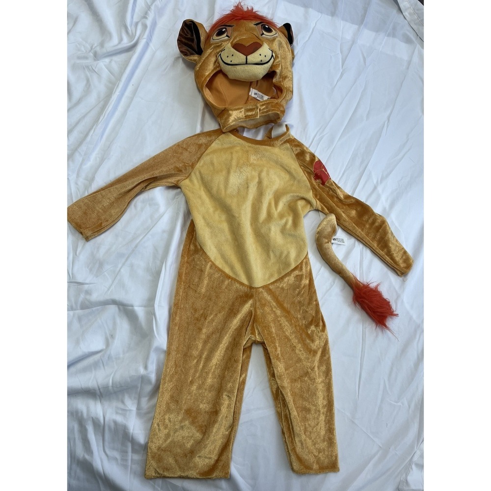 Disney Lion King Simba Costume Toddler 2T Small
